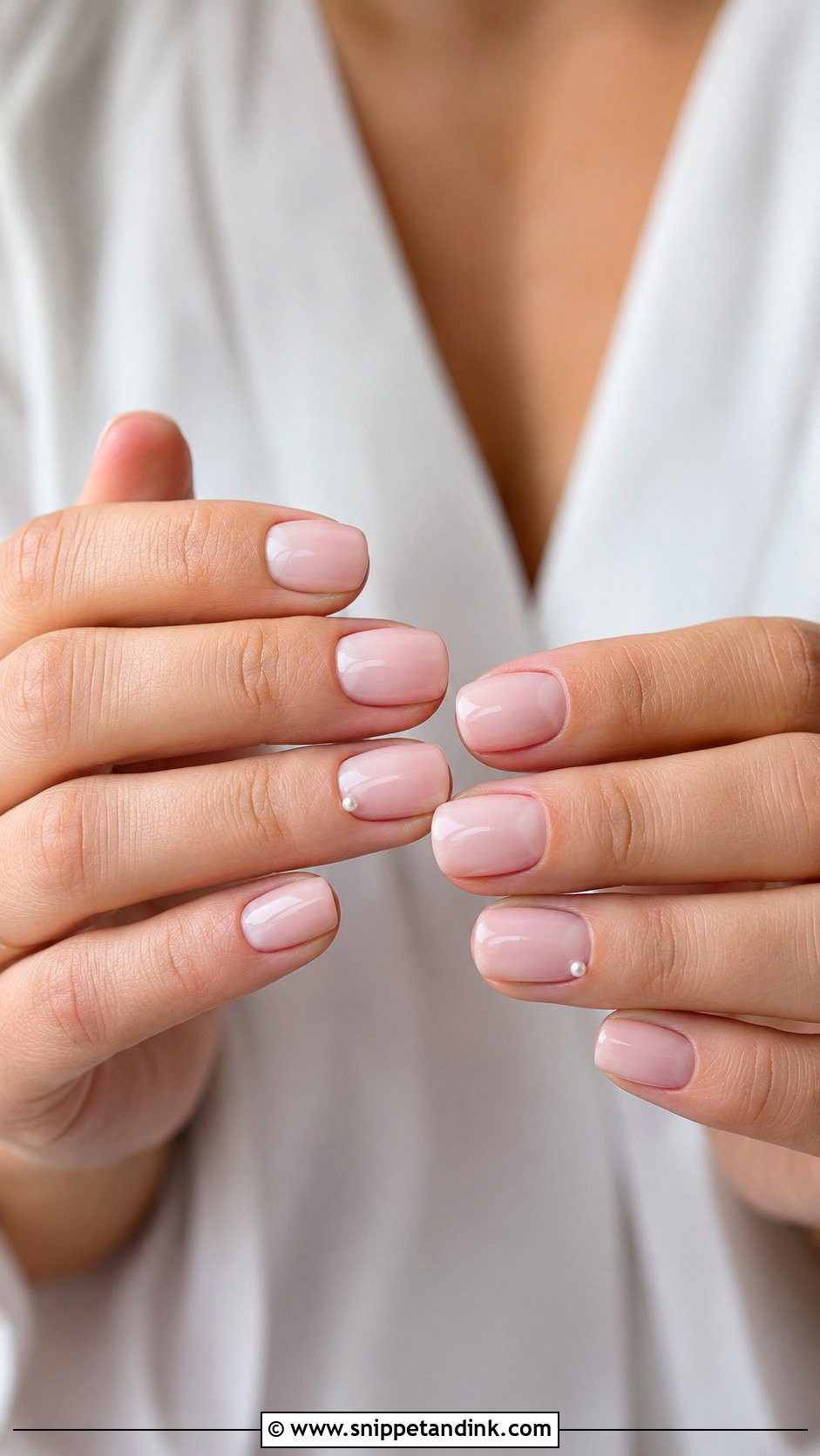 Blush Pink Wedding Nails - Snippet and Ink - 20 Wedding Nails Art