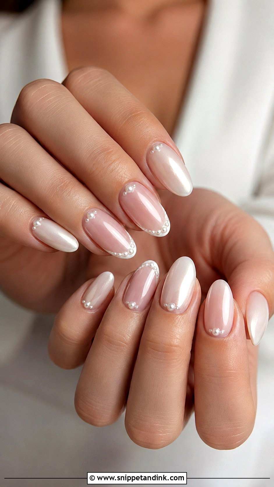 Blush Pink Wedding Nails - Snippet and Ink - 20 Wedding Season Nails