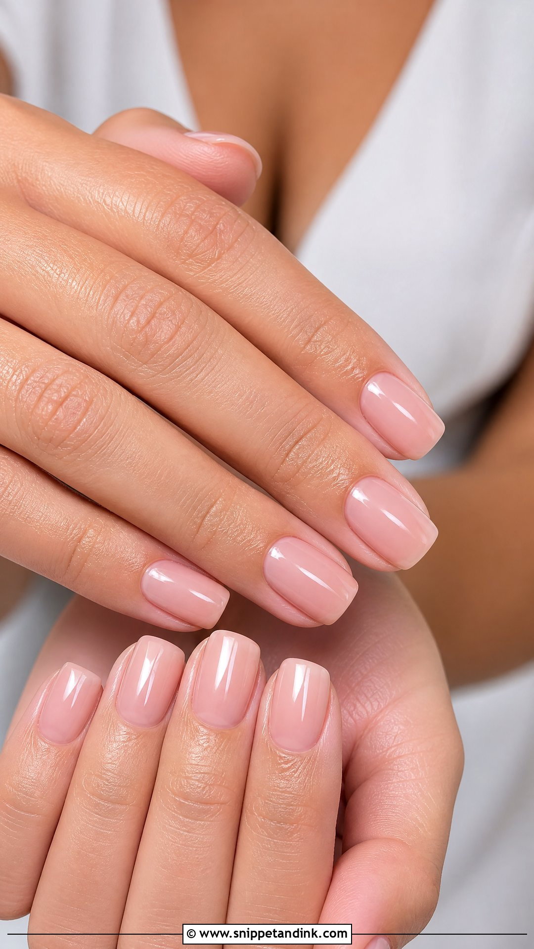 Blush Pink Wedding Nails - Snippet and Ink - 25 Elegant Wedding Nails Design