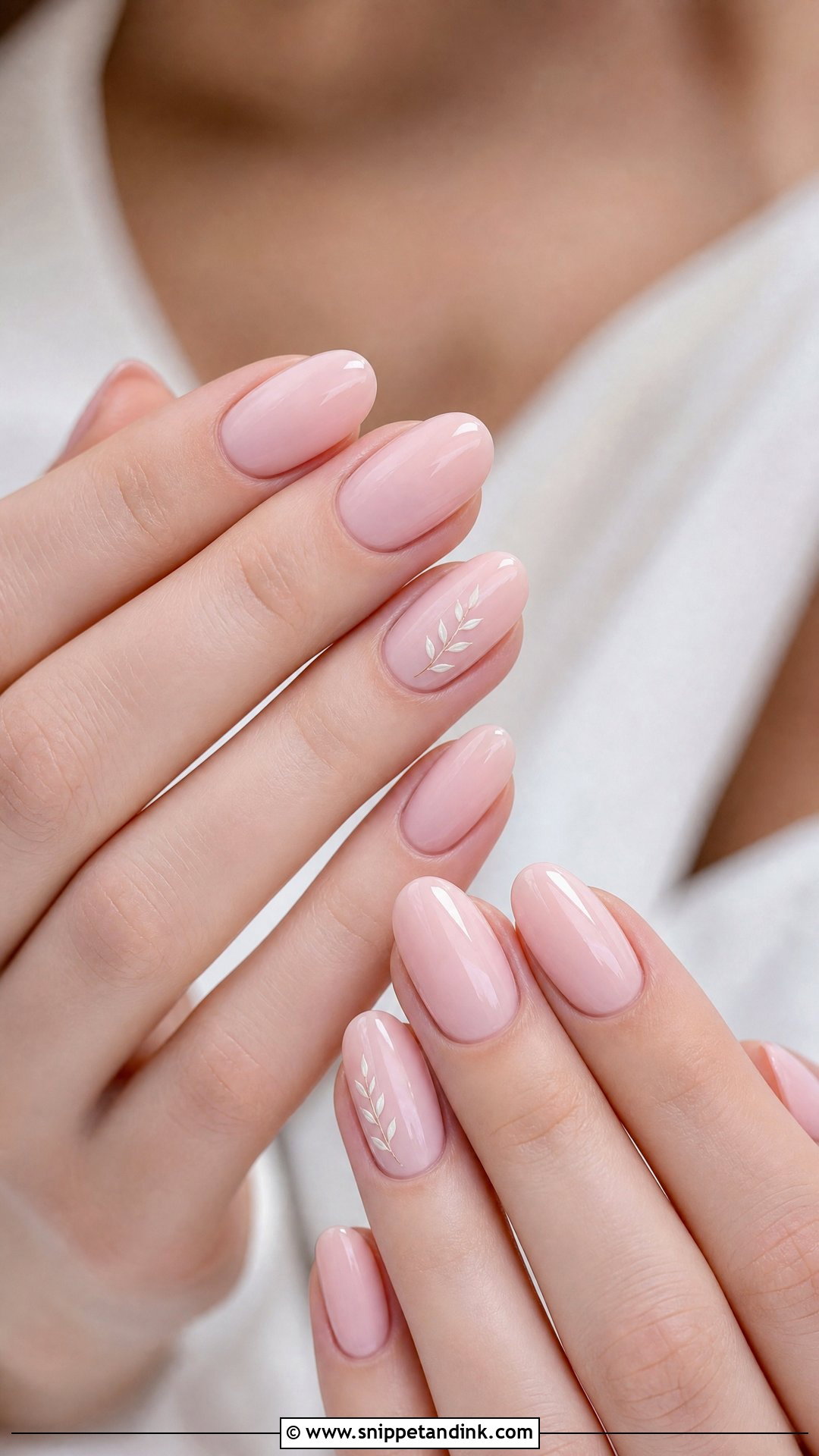 Blush Pink Wedding Nails - Snippet and Ink - 25 Wedding Nail Designs