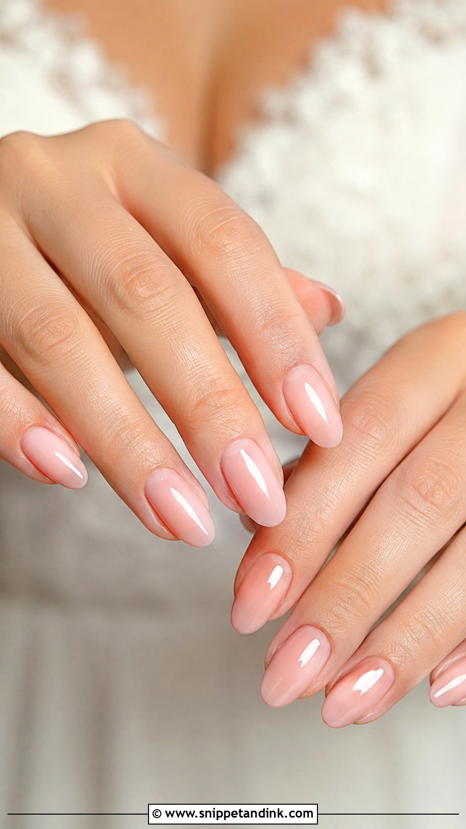 Blush Pink Wedding Nails - Snippet and Ink - 20 Classy Wedding Nails Design