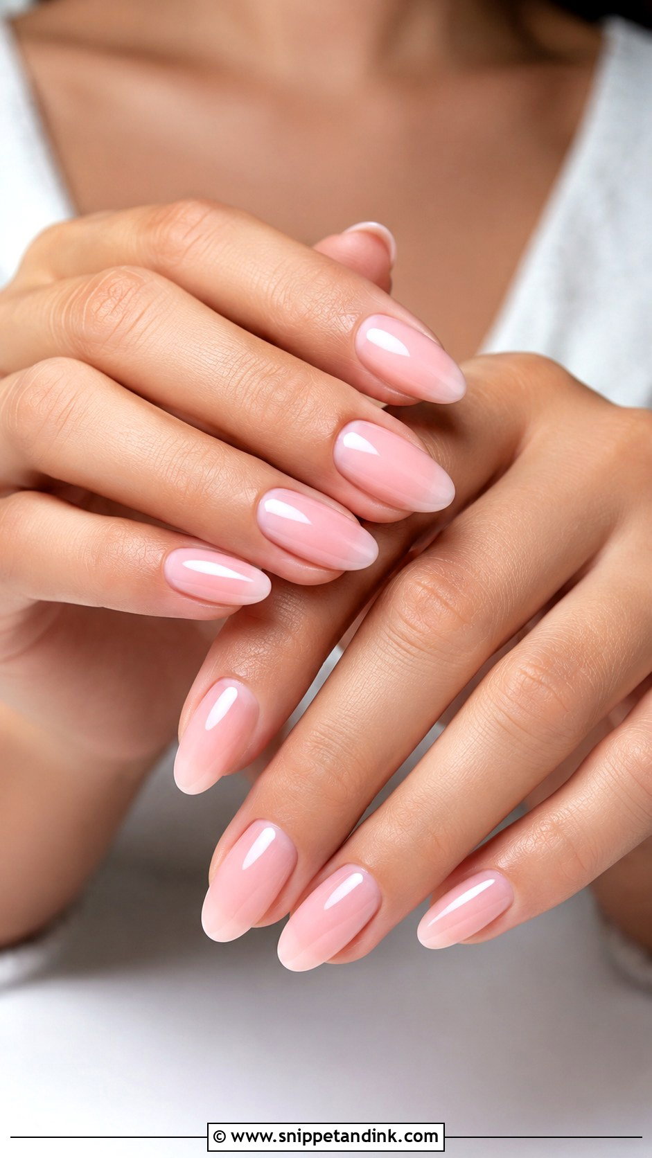 Blush Pink Wedding Nails - Snippet and Ink - 20 Clean Wedding Nails
