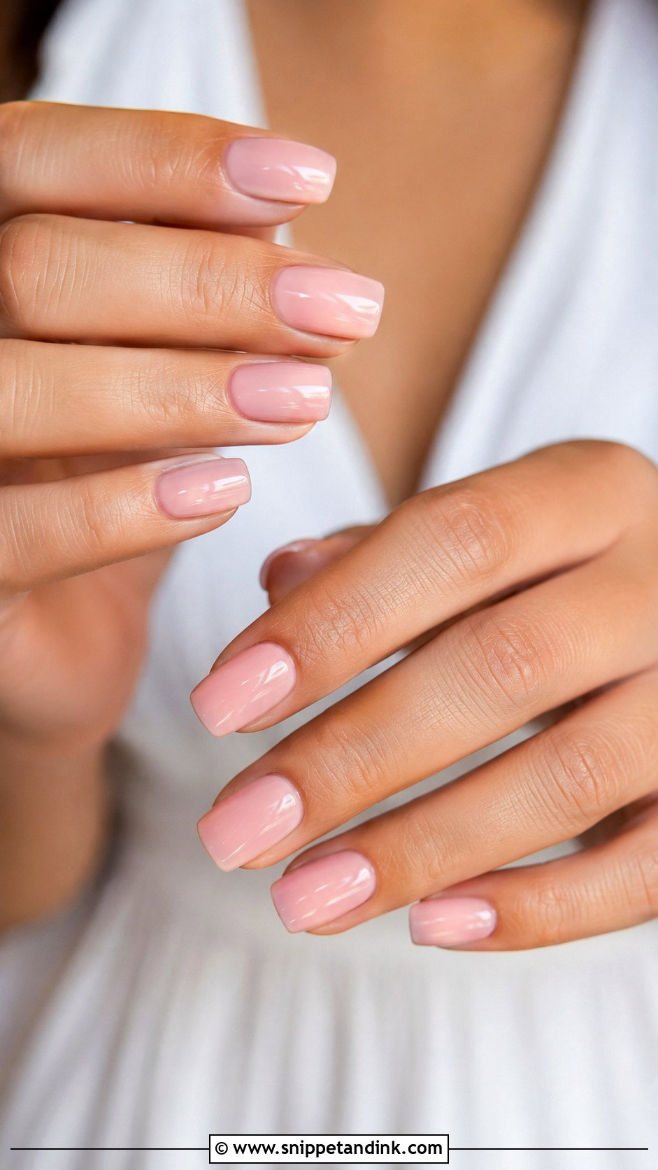 Blush Pink Wedding Nails - Snippet and Ink - 20 Elegant Pink Wedding Nail Art Ideas