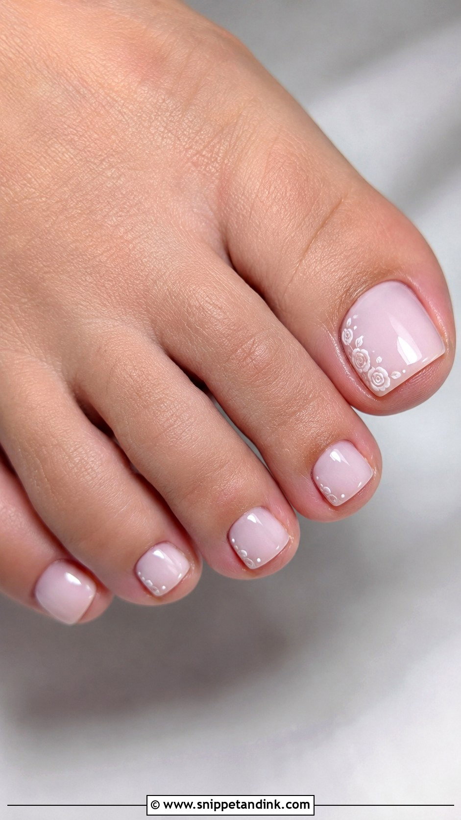 Blush Pink Wedding Nails And Toes - Snippet and Ink - 20 Wedding Nails and Toes