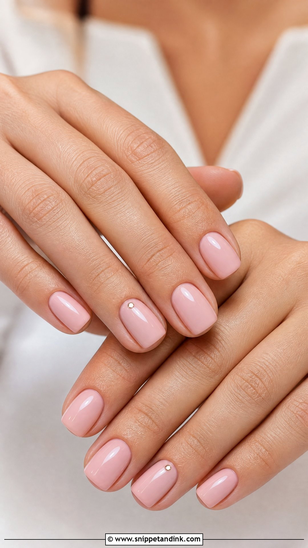 Blush Pink Wedding Party Nails - Snippet and Ink - 25 Wedding Party Nails