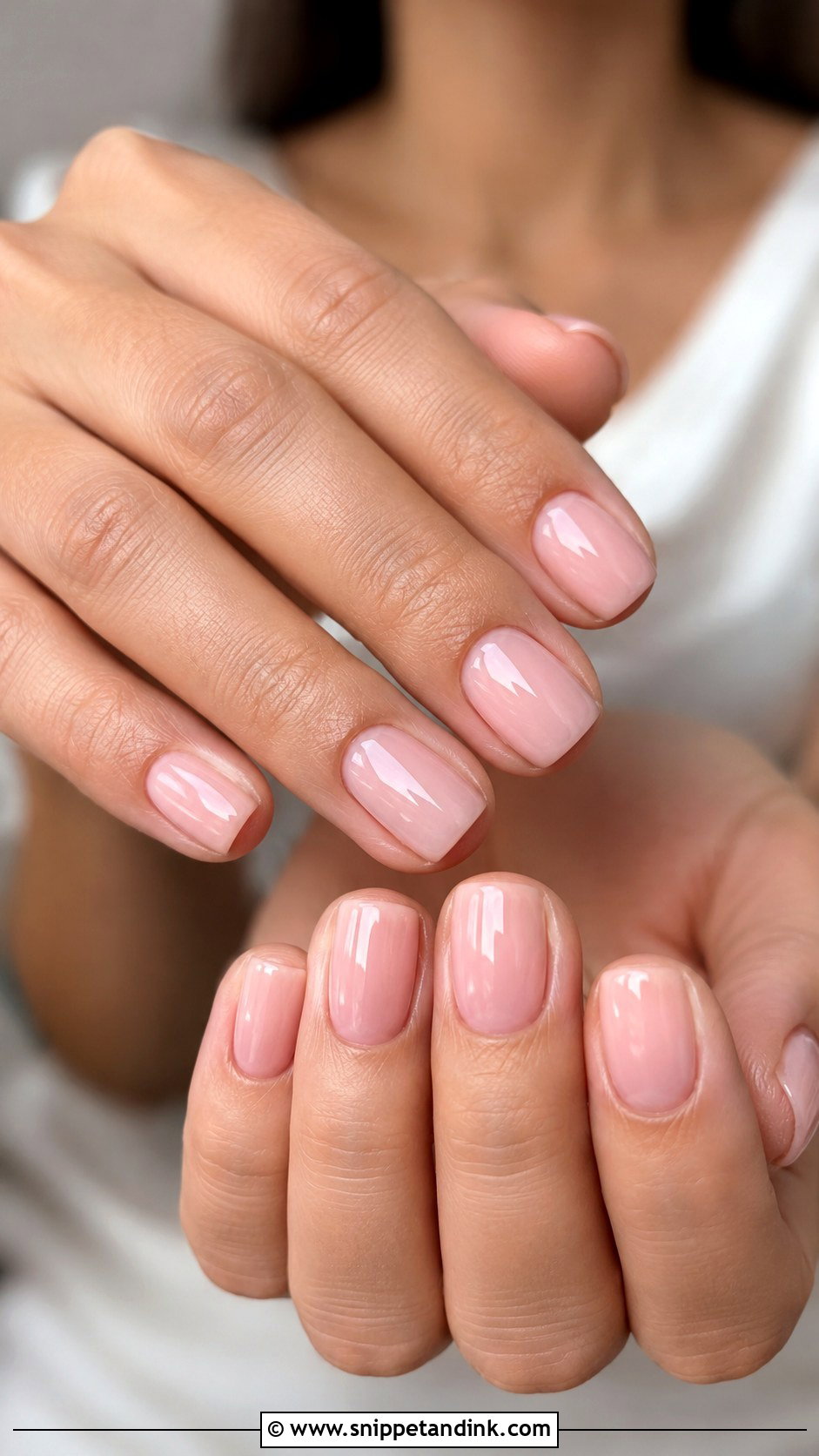 Blush Wedding Guest Nails - Snippet and Ink - 20 Simple Nails for Wedding Guest