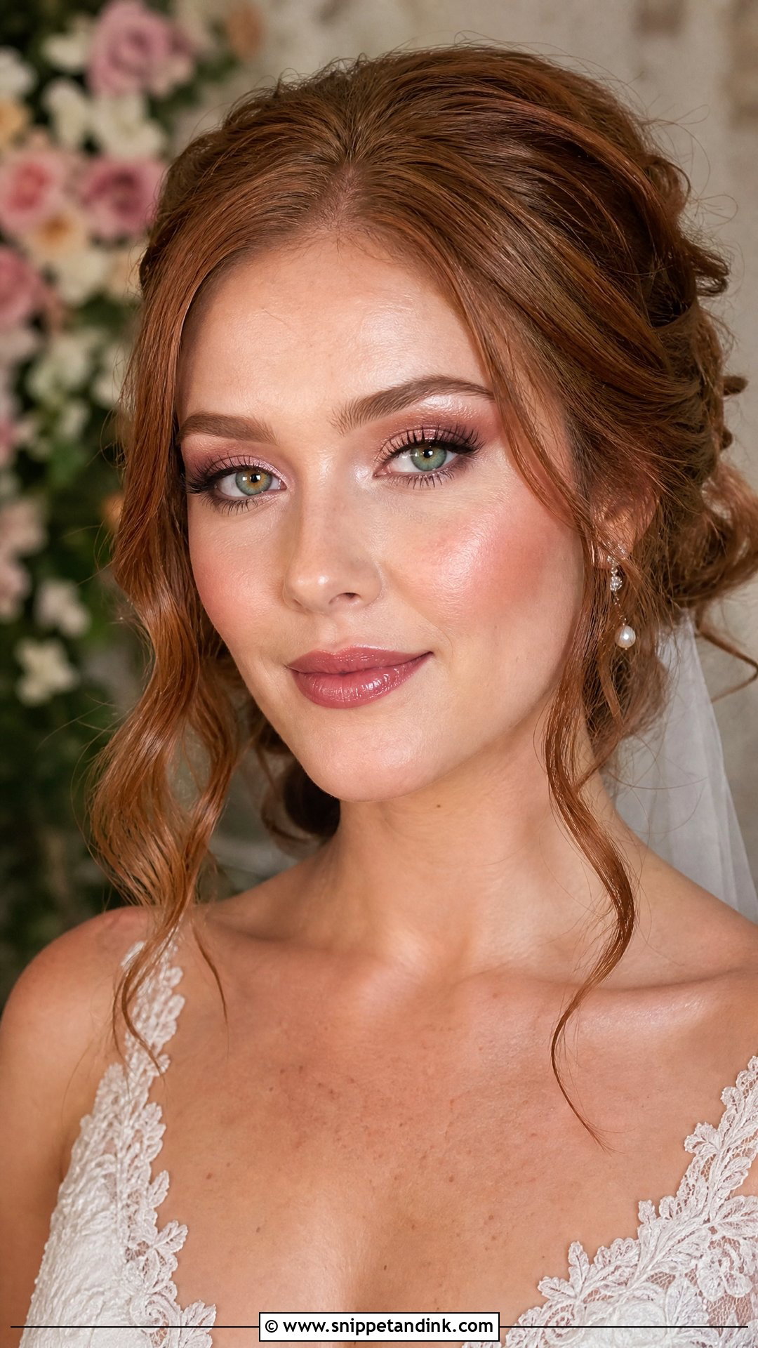 Blush Wedding Makeup For Green Eyes - Snippet and Ink - 20 Blush Wedding Makeup Ideas