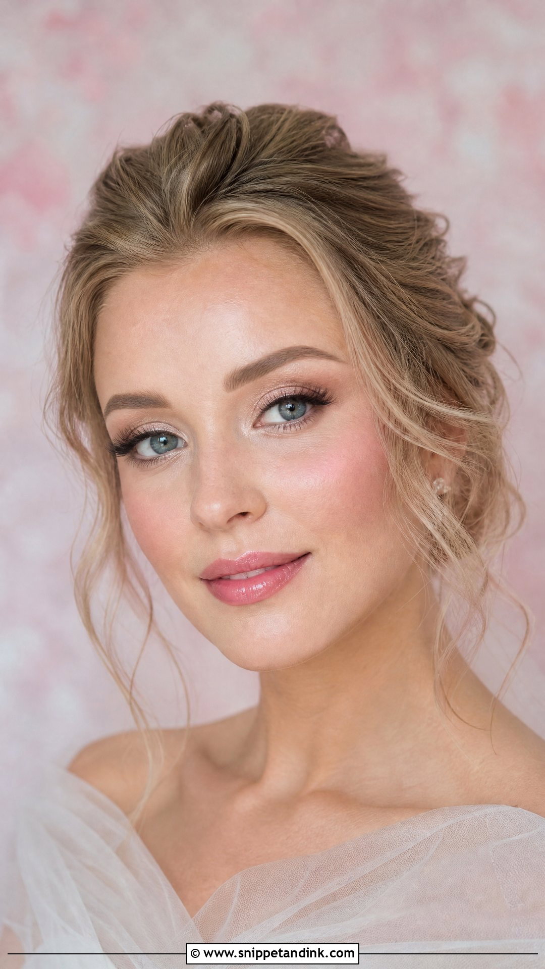 Blushed Pale Bridal Makeup - Snippet and Ink - 20 Pale Bridal Makeup Ideas