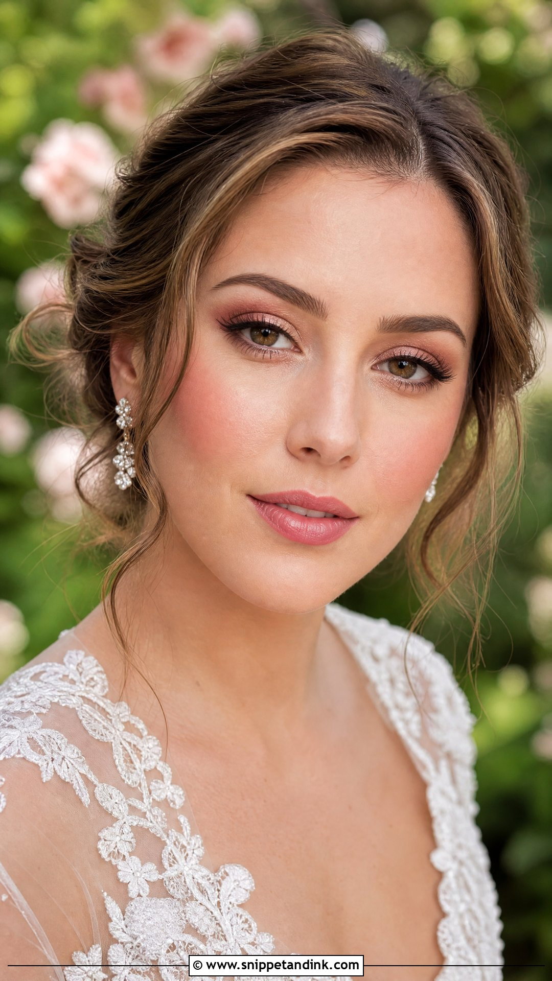 Blushing Rose Bridal Makeup - Snippet and Ink - 20 Rose Bridal Makeup Ideas