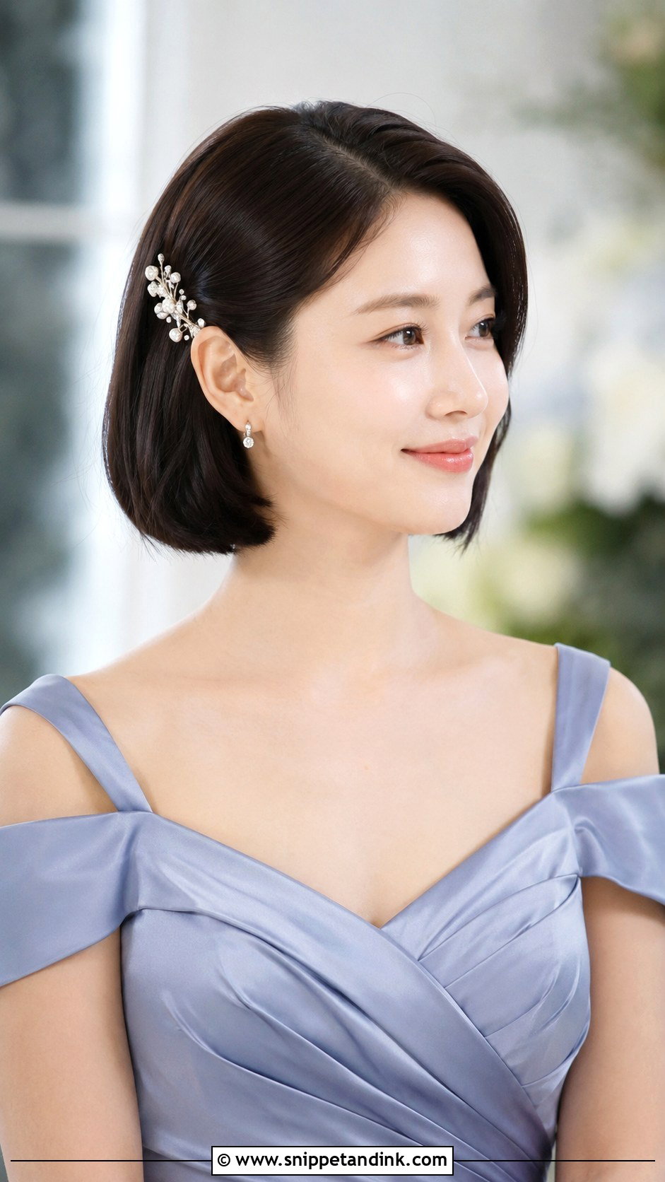 Bob Bridesmaid Hairstyle - Snippet and Ink - 20 Summer Wedding Hairstyles Bridesmaid