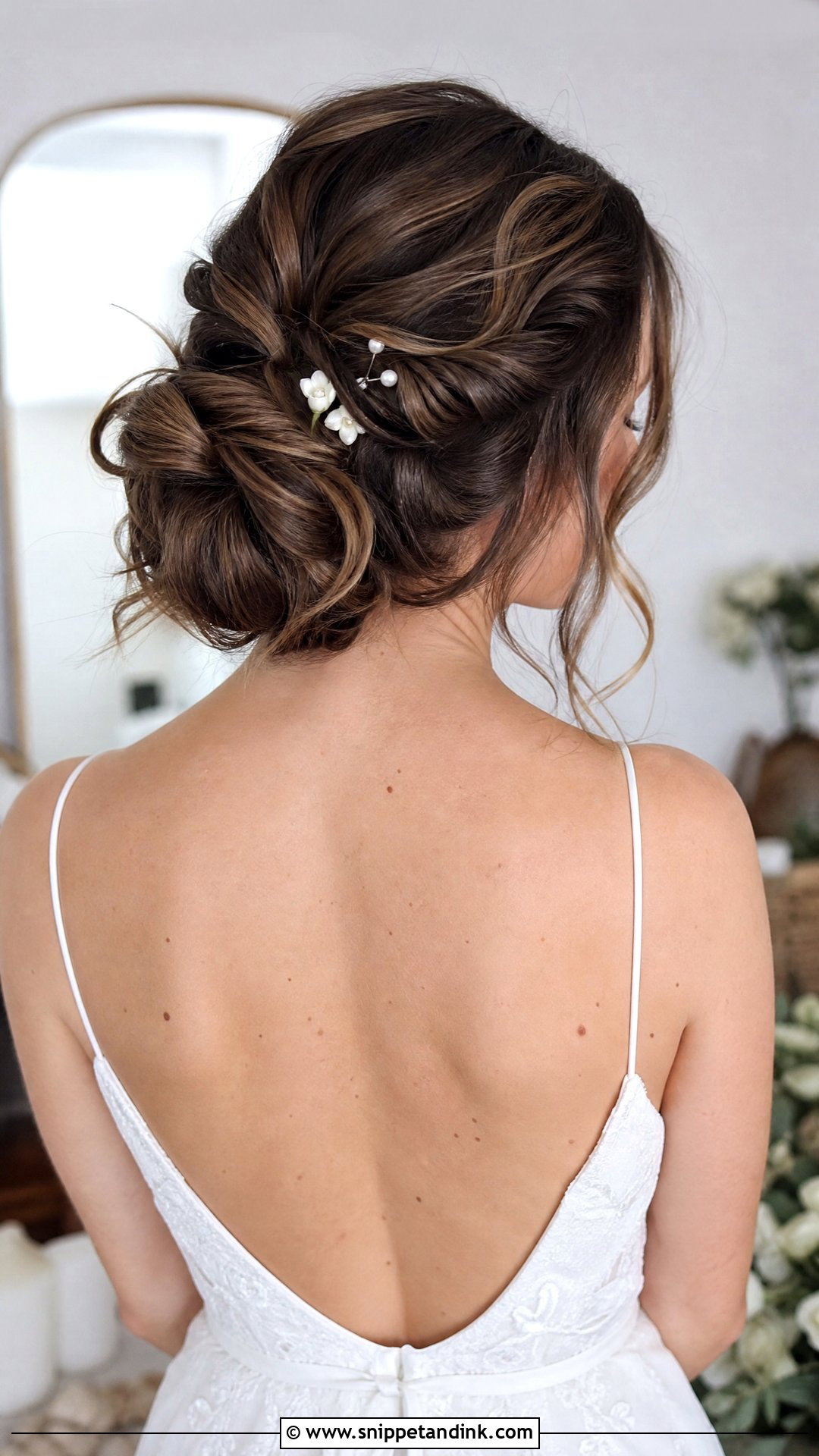 Bob Updo With Pinned Sections - Snippet and Ink - 20 Bride Bob Hairstyle Ideas