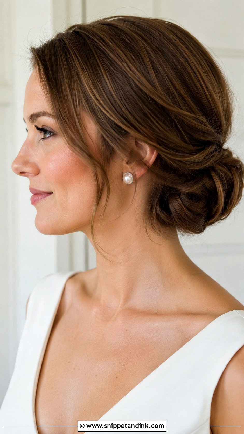 Bob Wedding Bun For Short Hair - Snippet and Ink - 15 Wedding Buns for Short Hair