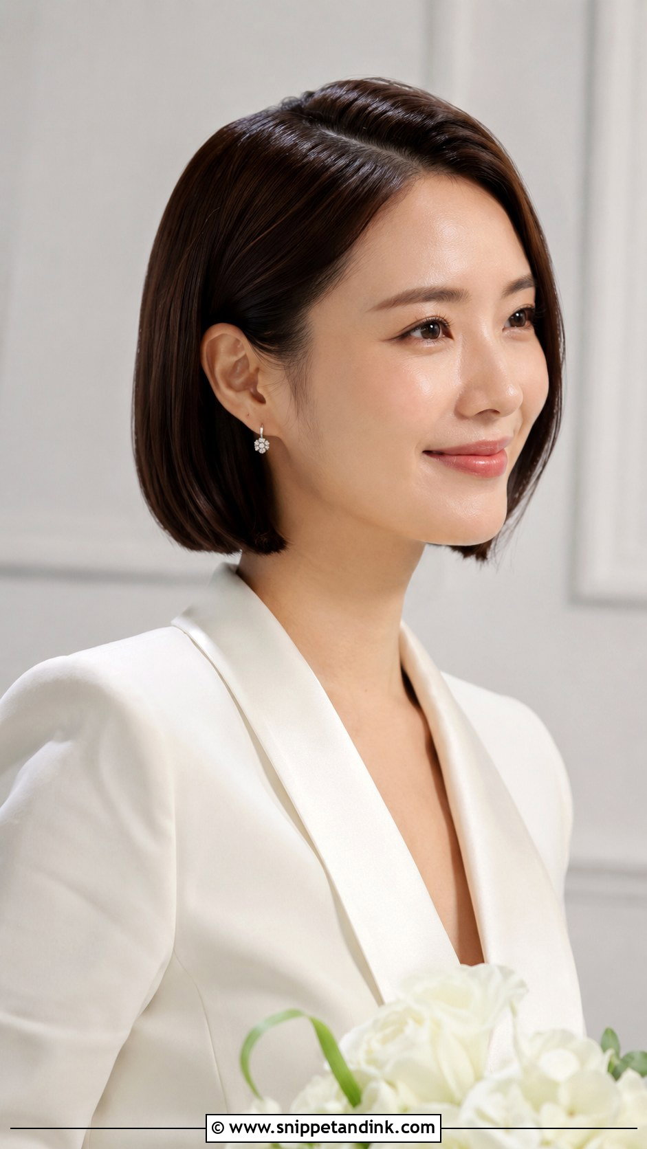 Bob Wedding Hair - Snippet and Ink - 20 Formal Wedding Hair Ideas