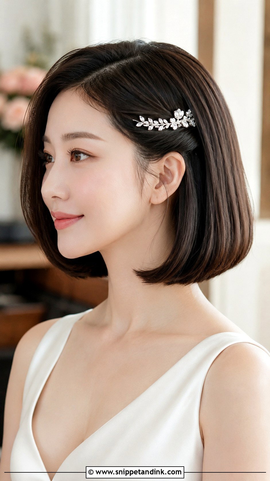 Bob Wedding Hair - Snippet and Ink - 15 Hair to Wedding Ideas