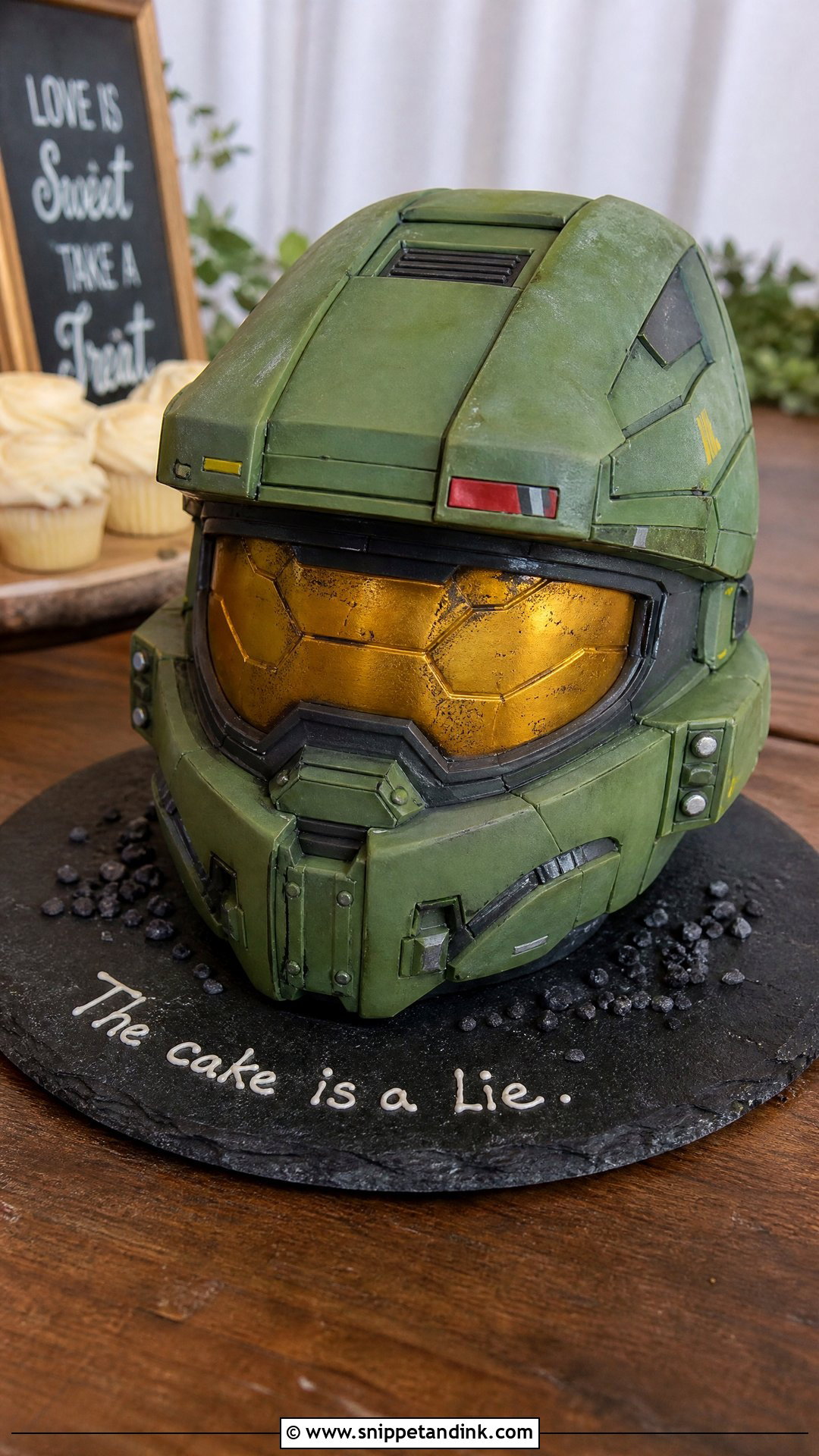 Boba Fett Groom Cake - Snippet and Ink - 25 Star Wars Groom Cake Ideas