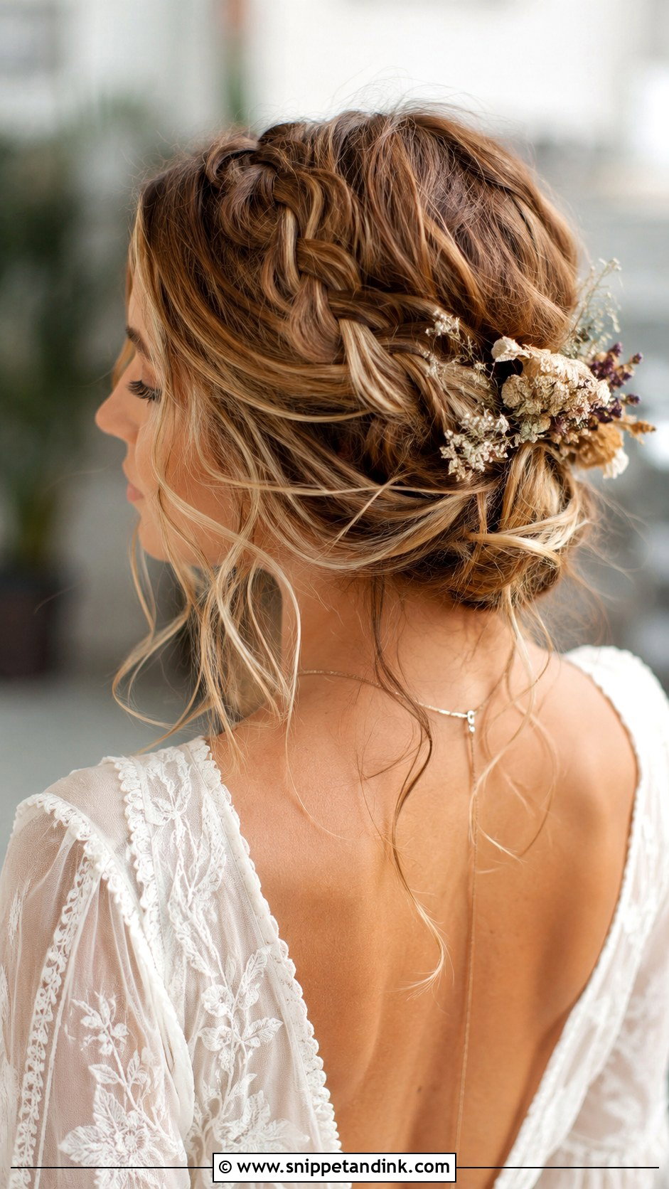 Bohemian Braided Updo - Snippet and Ink - 30 Wedding Guest Updo Ideas