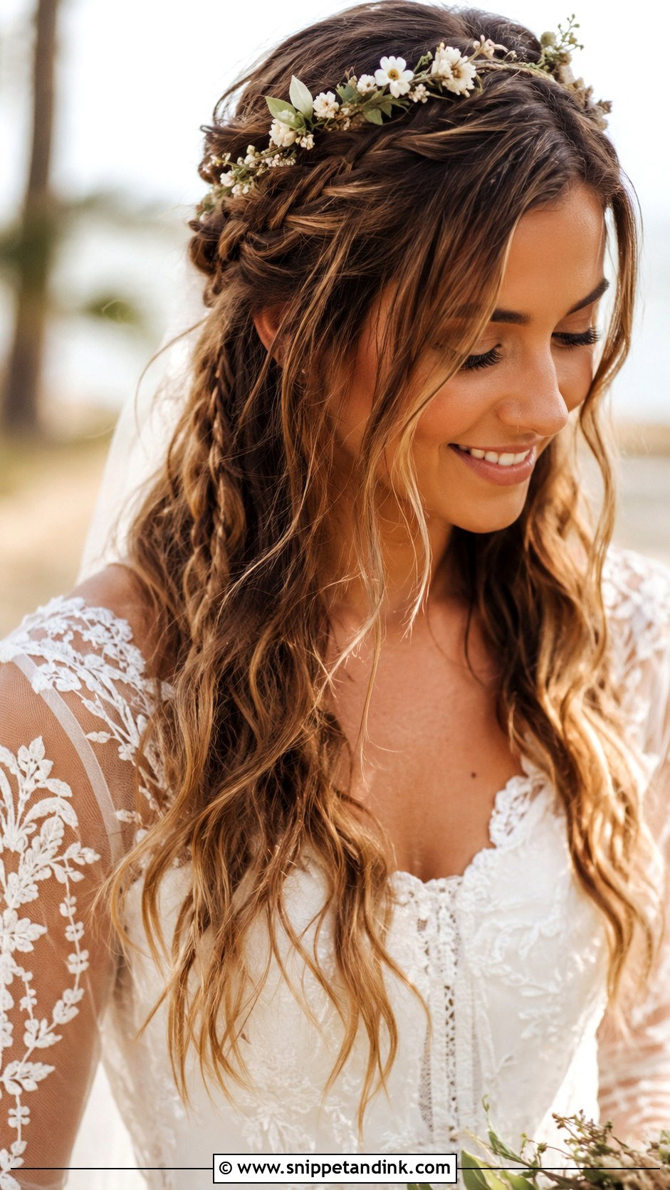 Bohemian Braids With Hairband - Snippet and Ink - 20 Hairband Wedding Hairstyle Ideas
