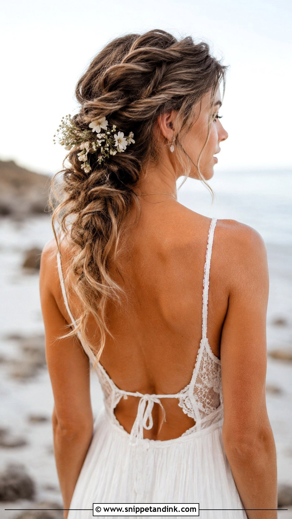 Bohemian Bridal Ponytail - Snippet and Ink - 25 Bridal Hair Ponytail Ideas
