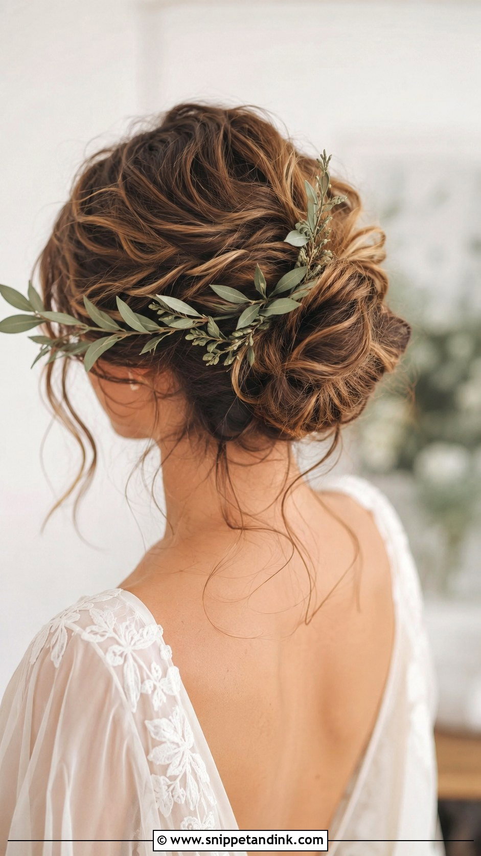 Bohemian Chignon - Snippet and Ink - 20 Bridal Chignon Ideas