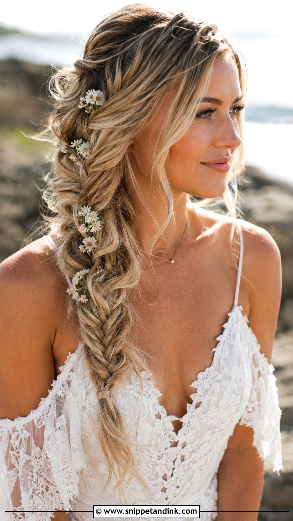 Bohemian Fishtail Braid - Snippet and Ink - 20 Bride to Be Hairstyles