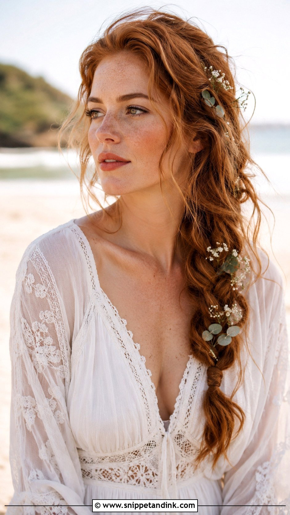 Bohemian Side Braid - Snippet and Ink - 30 Hair Styles for Long Hair for Weddings