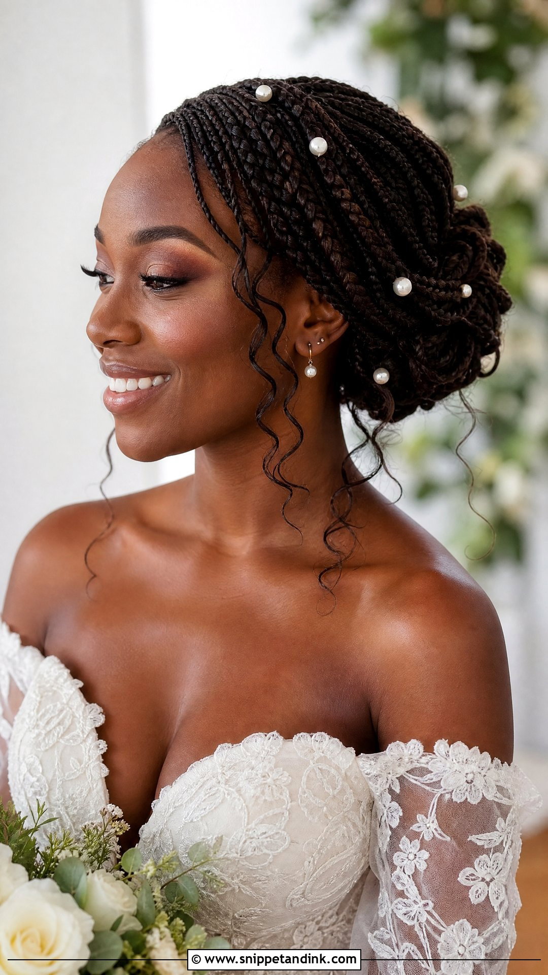 Boho Box Braids Wedding Hairstyle - Snippet and Ink - 15 Boho Braids Wedding Hairstyles