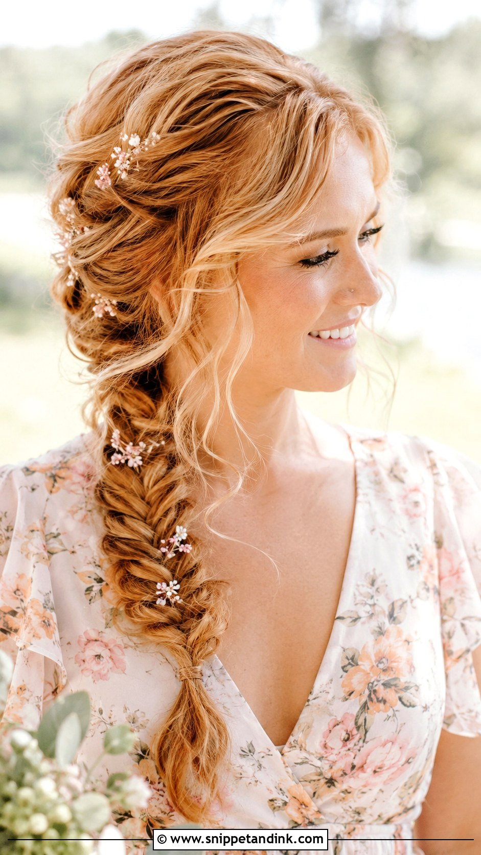 Boho Braid Bridesmaid Hair - Snippet and Ink - 20 Hair Ideas for Wedding Bridesmaid