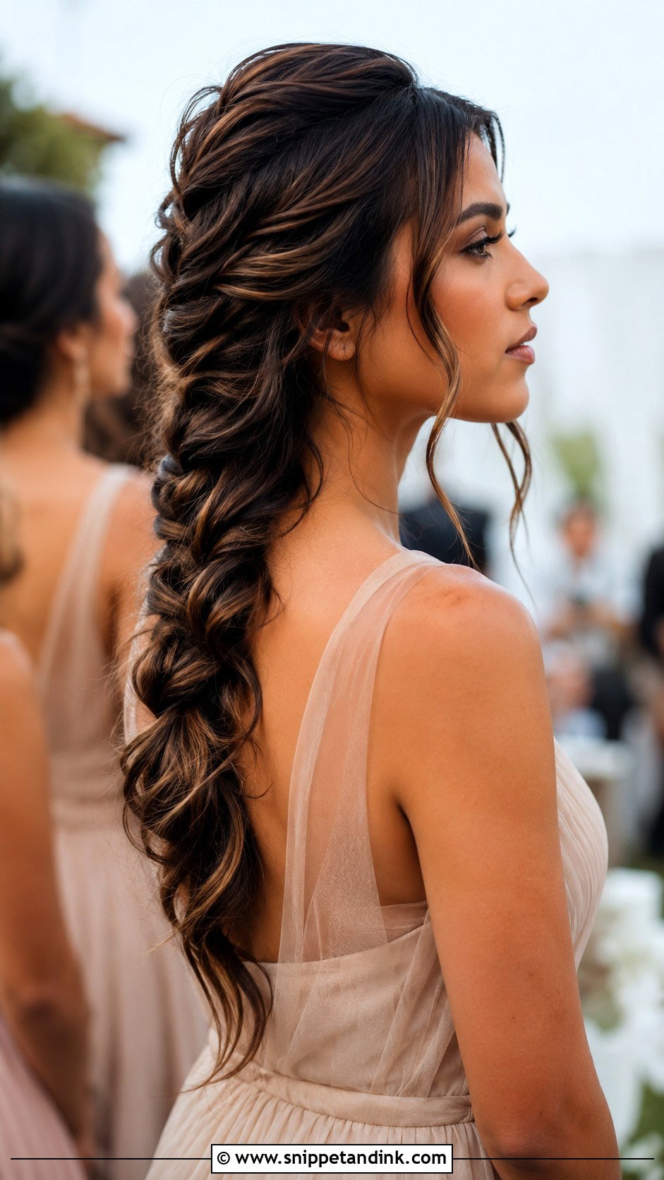 Boho Braid Bridesmaid Hairstyle - Snippet and Ink - 25 Bridesmaid Hairstyles
