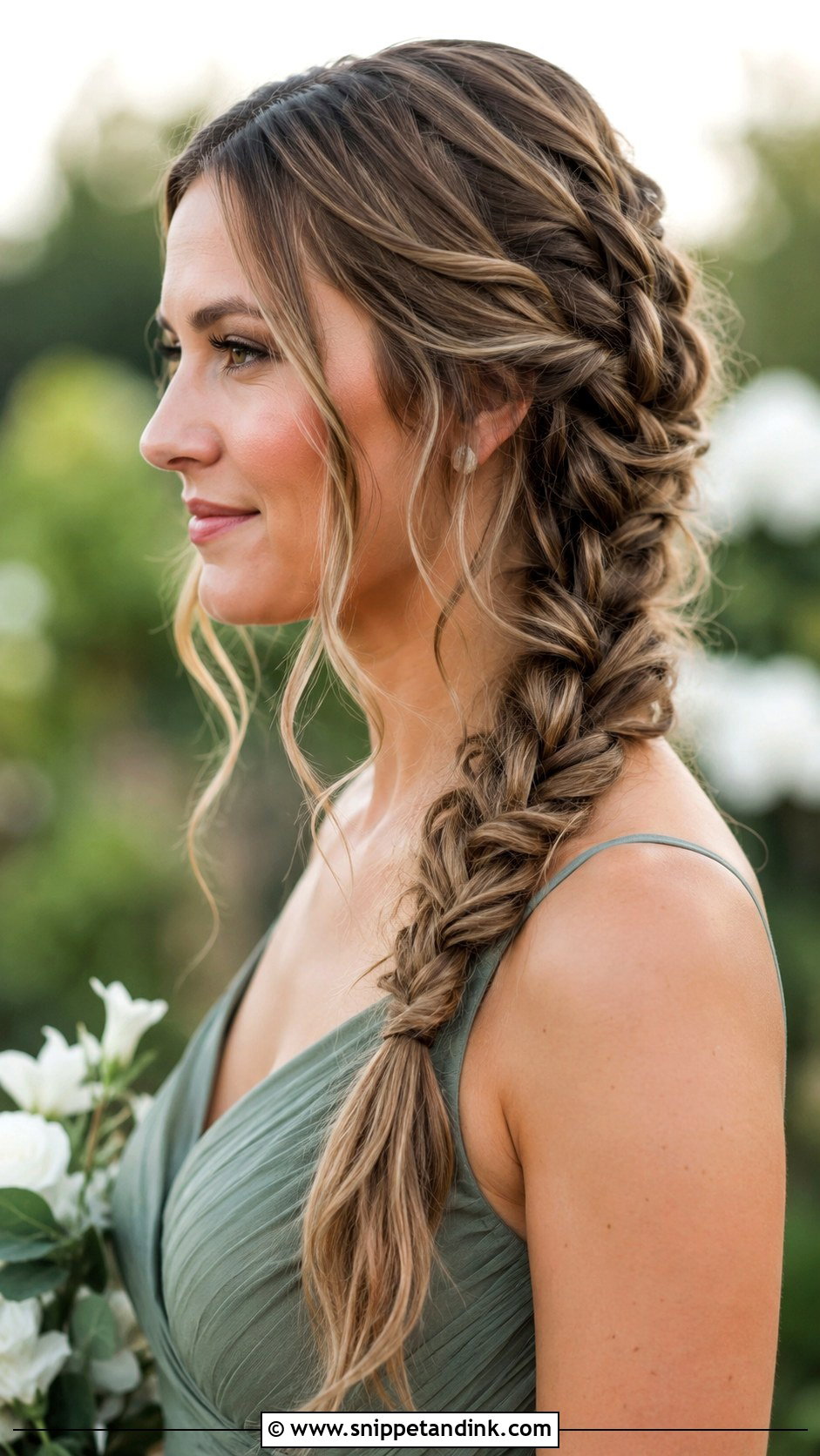 Boho Braid Bridesmaid Hairstyle For Long Hair - Snippet and Ink - 25 Bridesmaid Hairstyles Long Hair