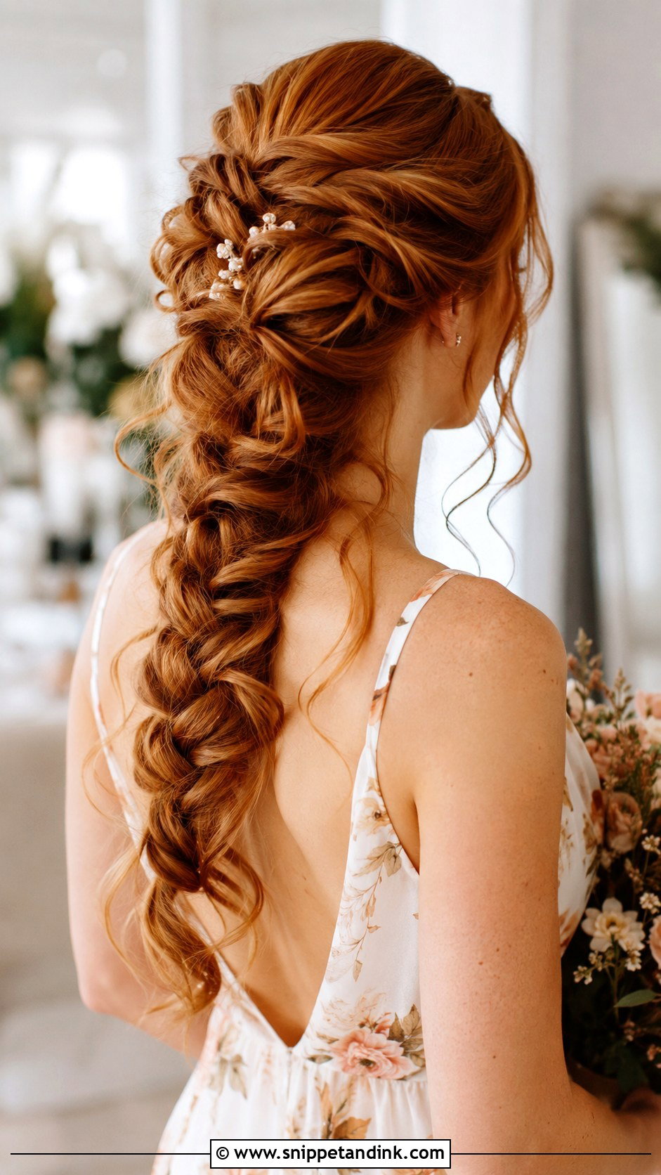 Boho Braid Bridesmaid Hairstyle For Round Face - Snippet and Ink - 20 Bridesmaid Hairstyles for Round Face