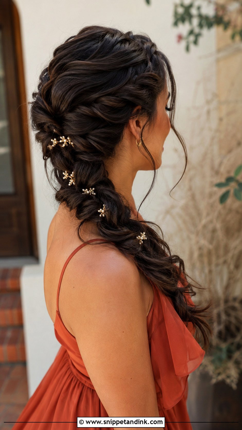 Boho Braid Bridesmaid Hairstyle for Medium Hair - Snippet and Ink - 20 Bridesmaid Hairstyles for Medium Hair