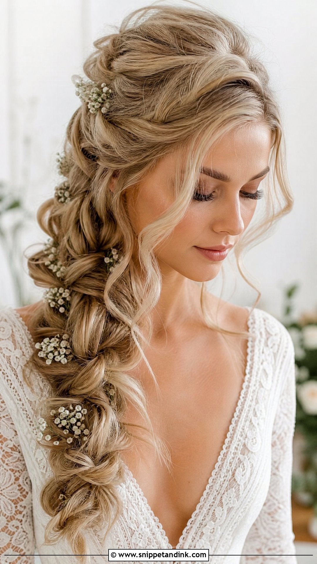 Boho Braid Wedding Hairstyle - Snippet and Ink - 20 Wedding Day Hairstyle Ideas