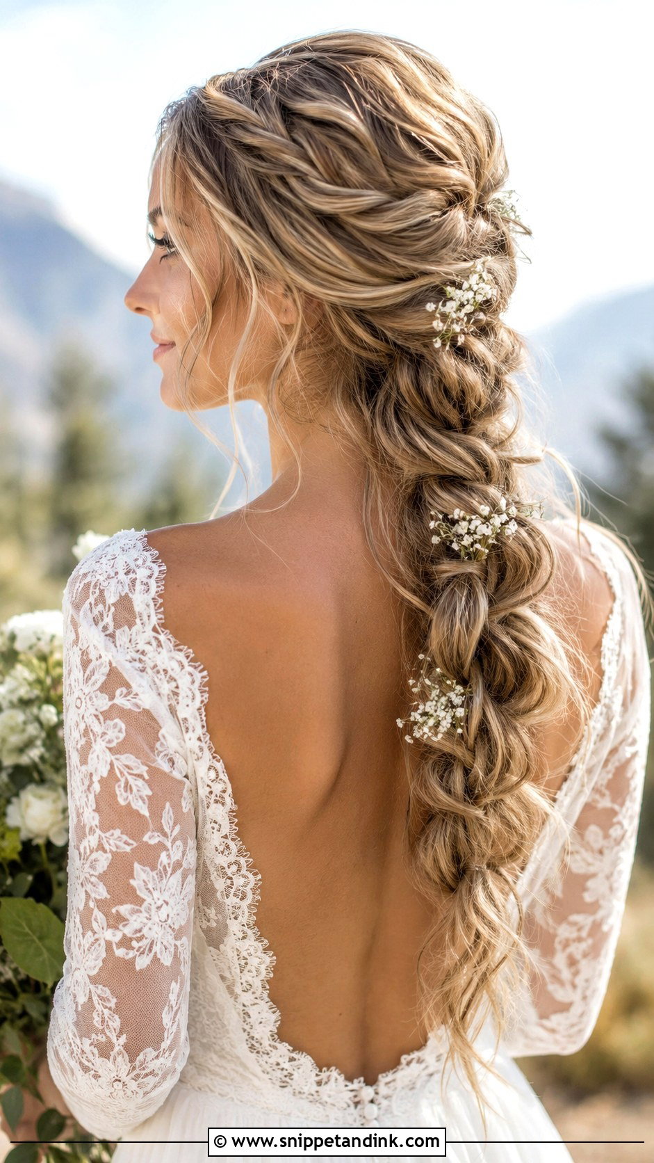 Boho Braid Wedding Hairstyle For Long Hair - Snippet and Ink - 15 Long Hairstyles for a Wedding