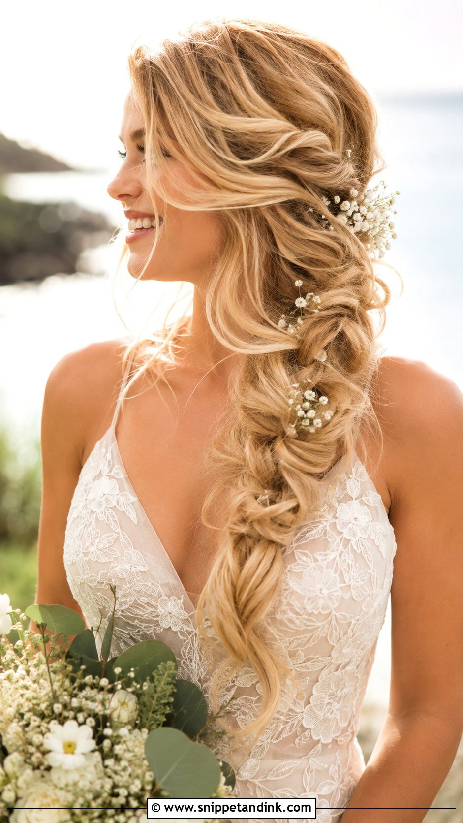 Boho Braid Wedding Hairstyle - Snippet and Ink - 15 Hairstyles for Weedings
