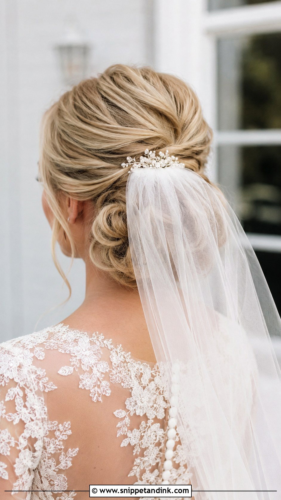 Boho Braided Bridal Updo - Snippet and Ink - 15 Updo Wedding Hair Bride Ideas
