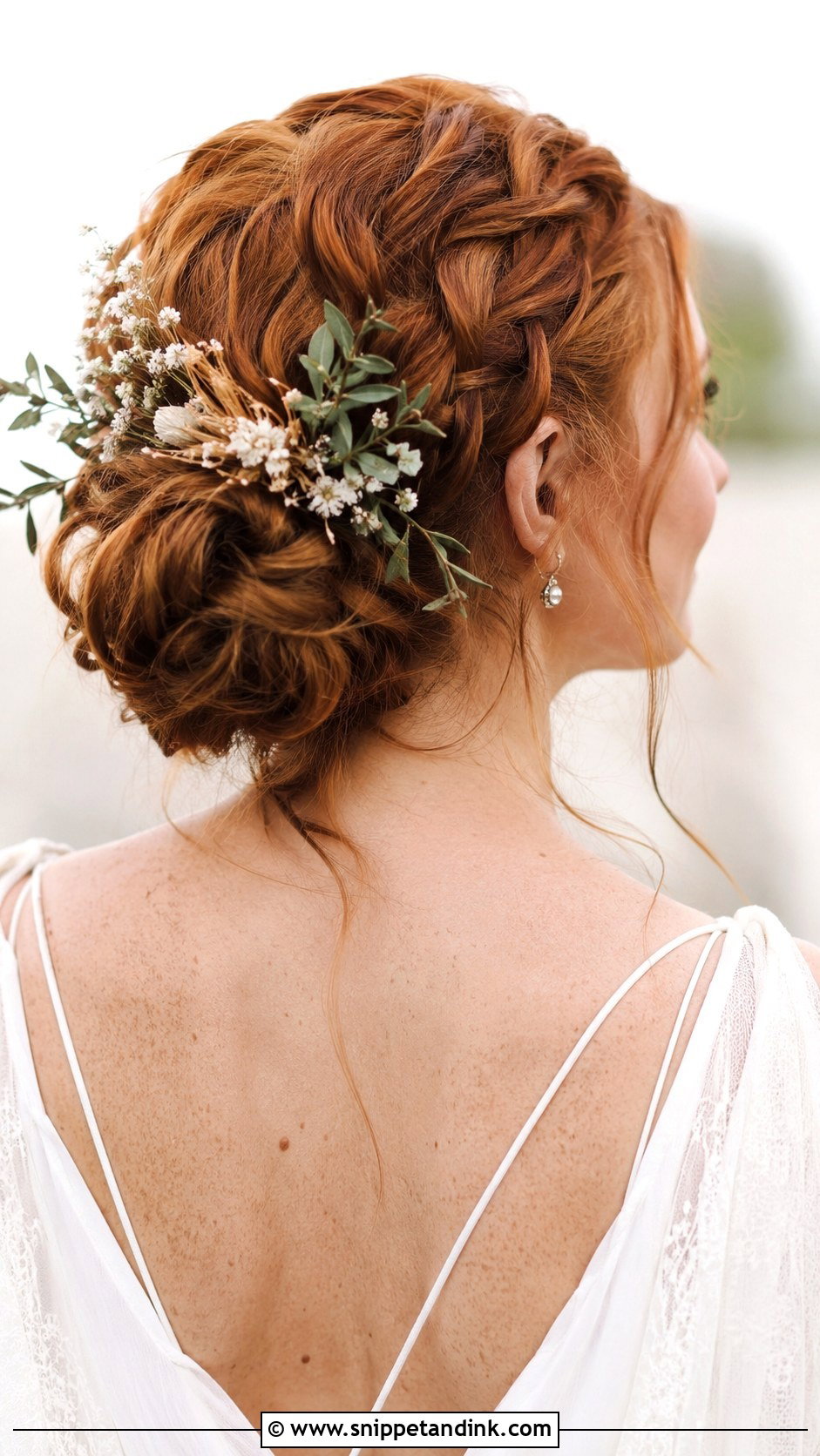 Boho Braided Bun - Snippet and Ink - 25 Bridal Updo Hairstyles
