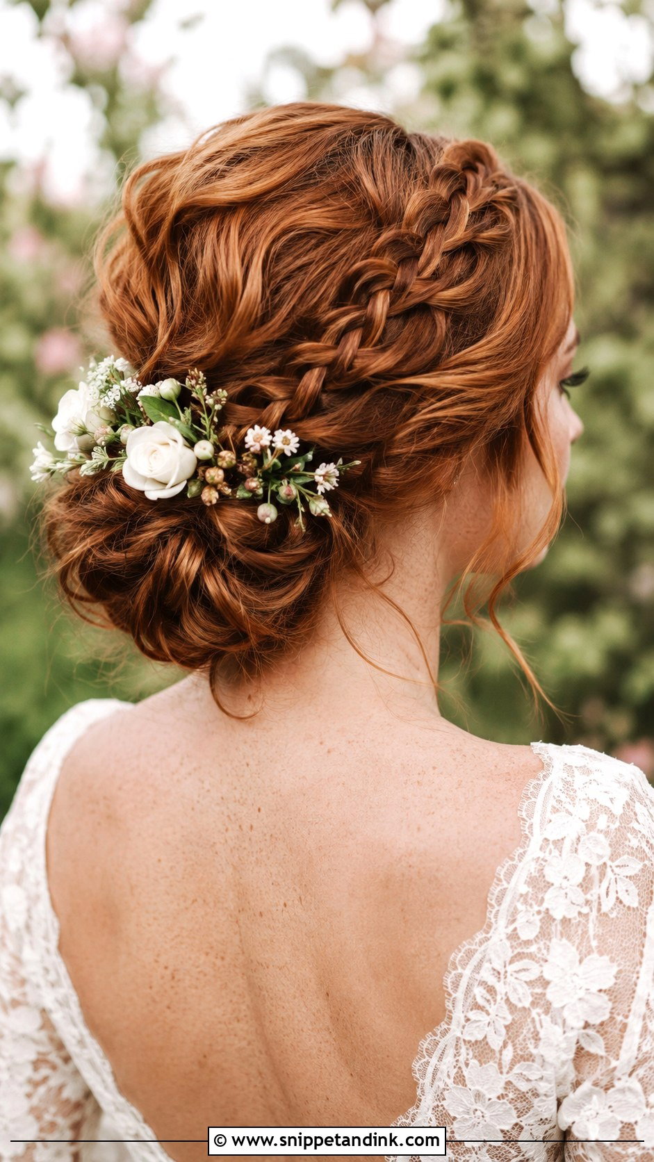 Boho Braided Bun Wedding Hairstyle - Snippet and Ink - 25 Boho Wedding Hairstyles