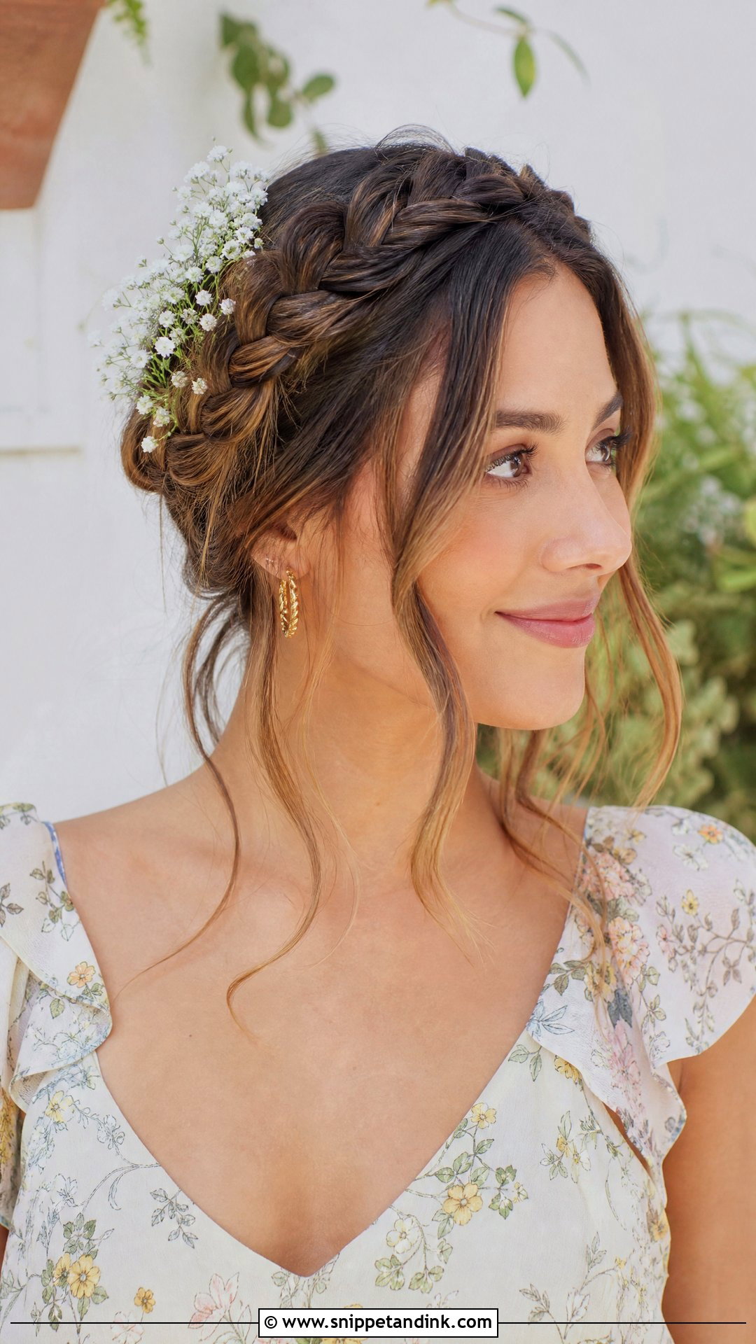 Boho Braided Crown - Snippet and Ink - 20 Hairstyles for Join Wedding