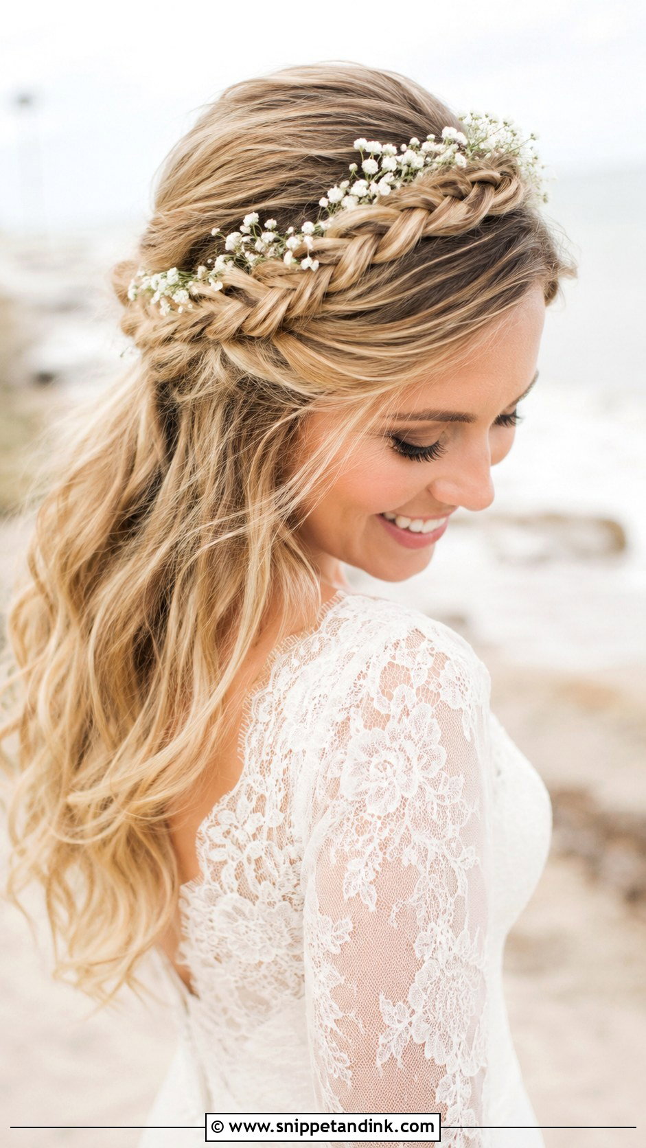 Boho Braided Crown - Snippet and Ink - 30 Hairstyles for Bride