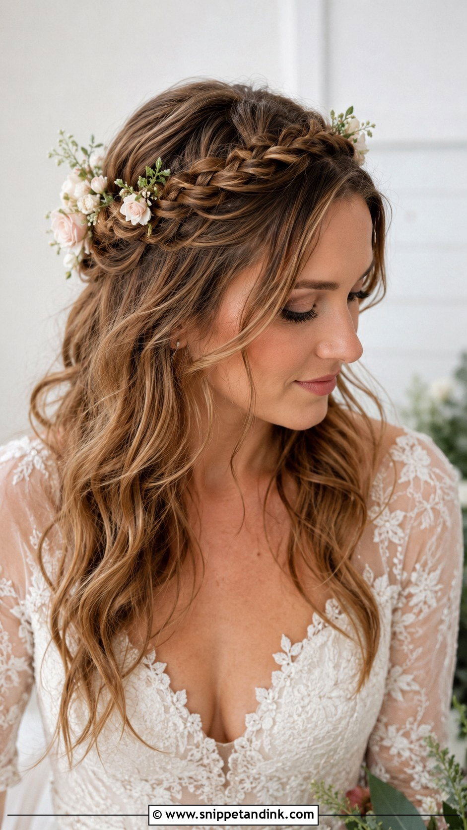Boho Braided Crown - Snippet and Ink - 20 Hair Styles for Brides