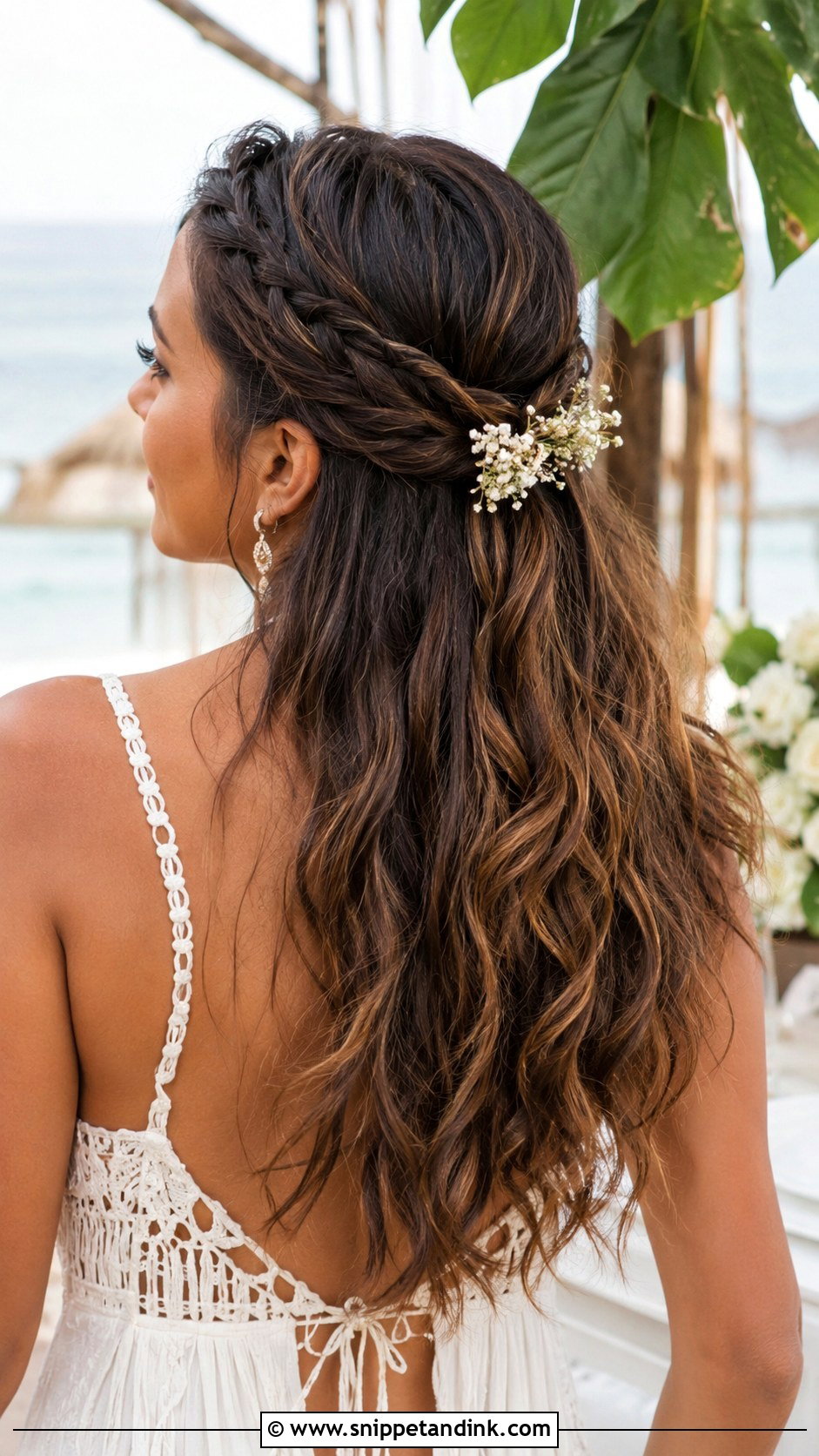 Boho Braided Half Up - Snippet and Ink - 20 Hair for Wedding Guest Medium Ideas