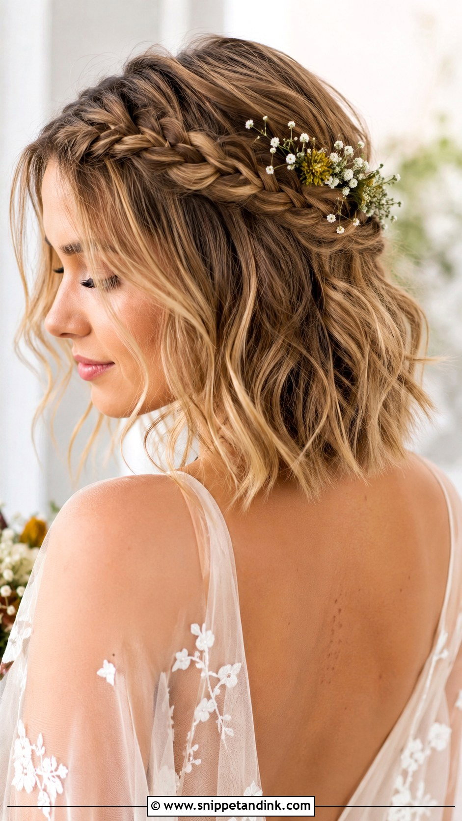 Boho Braided Lob - Snippet and Ink - 20 Lob Wedding Hair Ideas