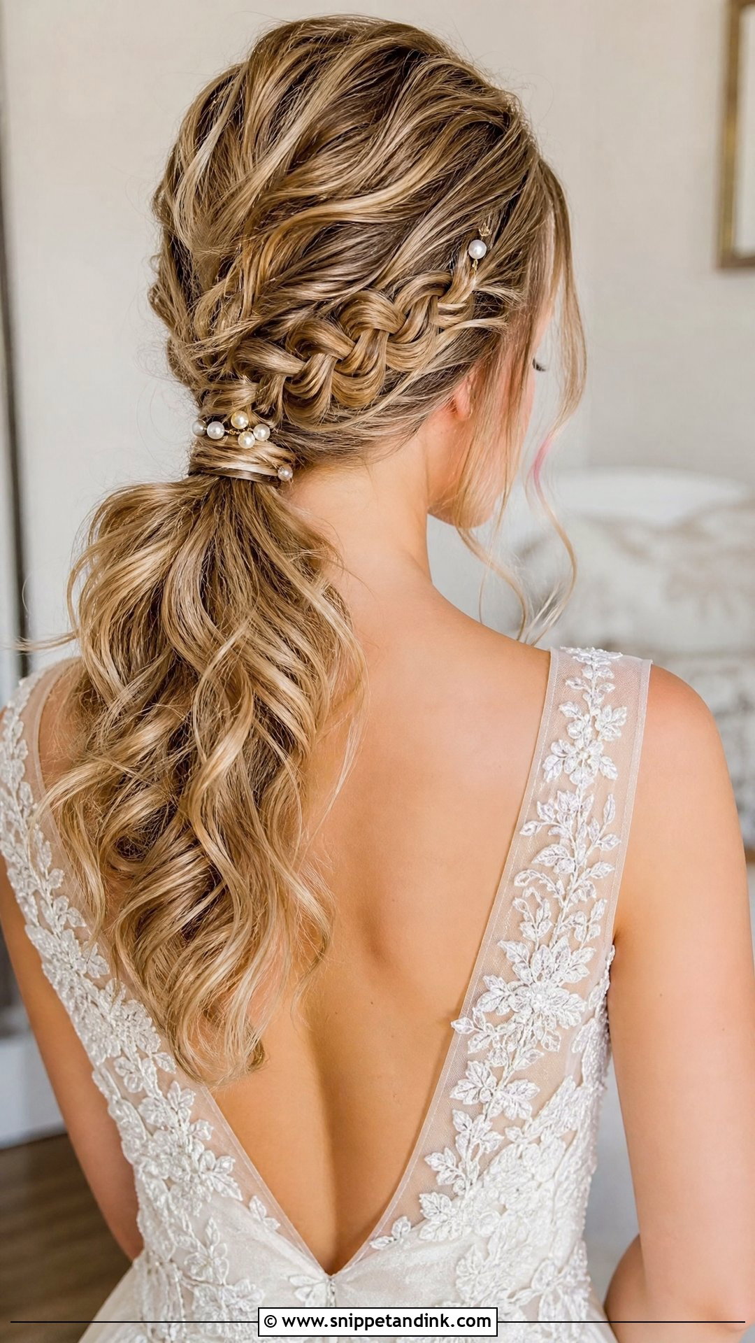Boho Braided Ponytail Wedding Hairstyle - Snippet and Ink - 20 Boho Braids Wedding