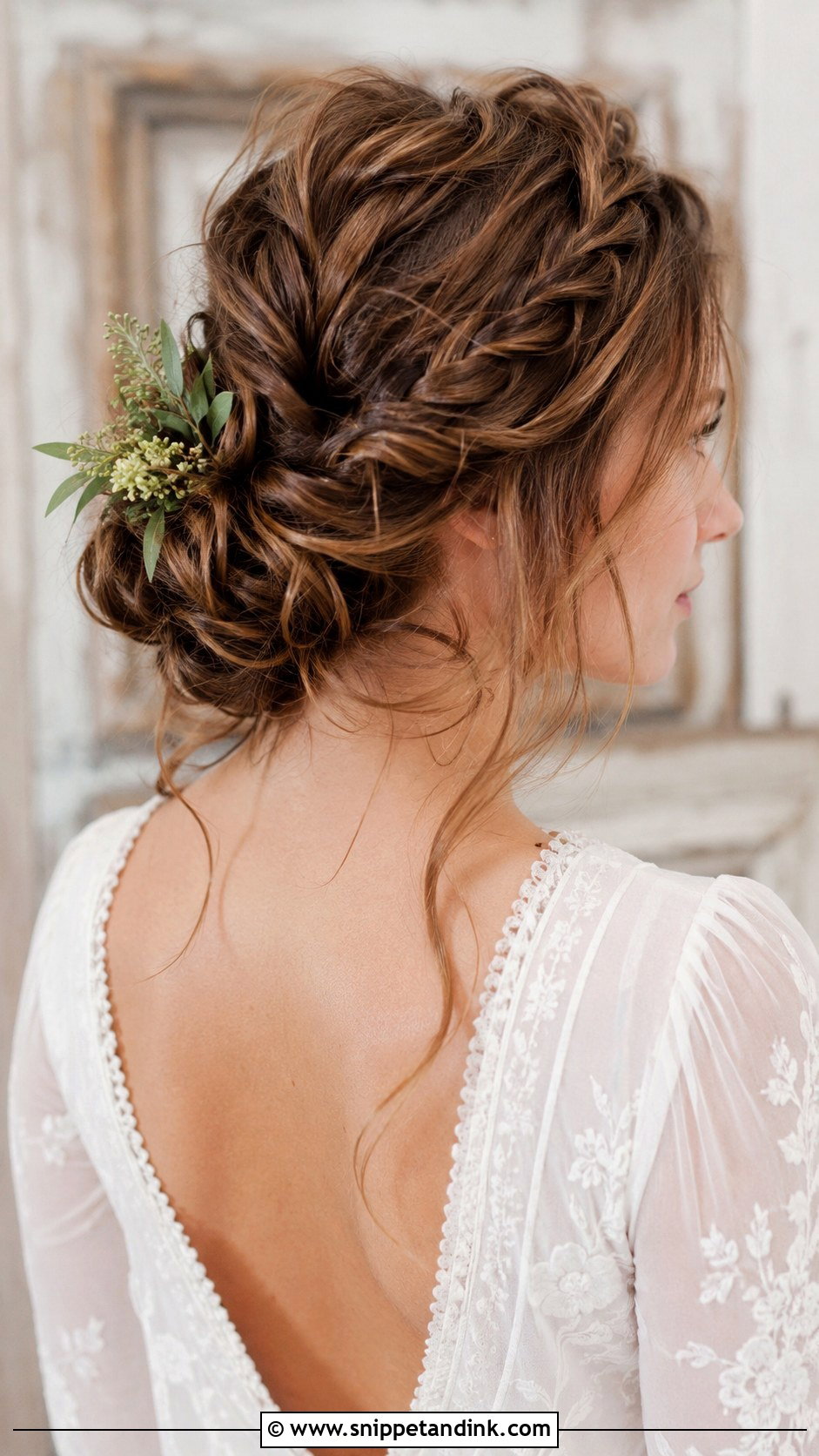 Boho Braided Updo - Snippet and Ink - 25 Bridal Hair Ideas
