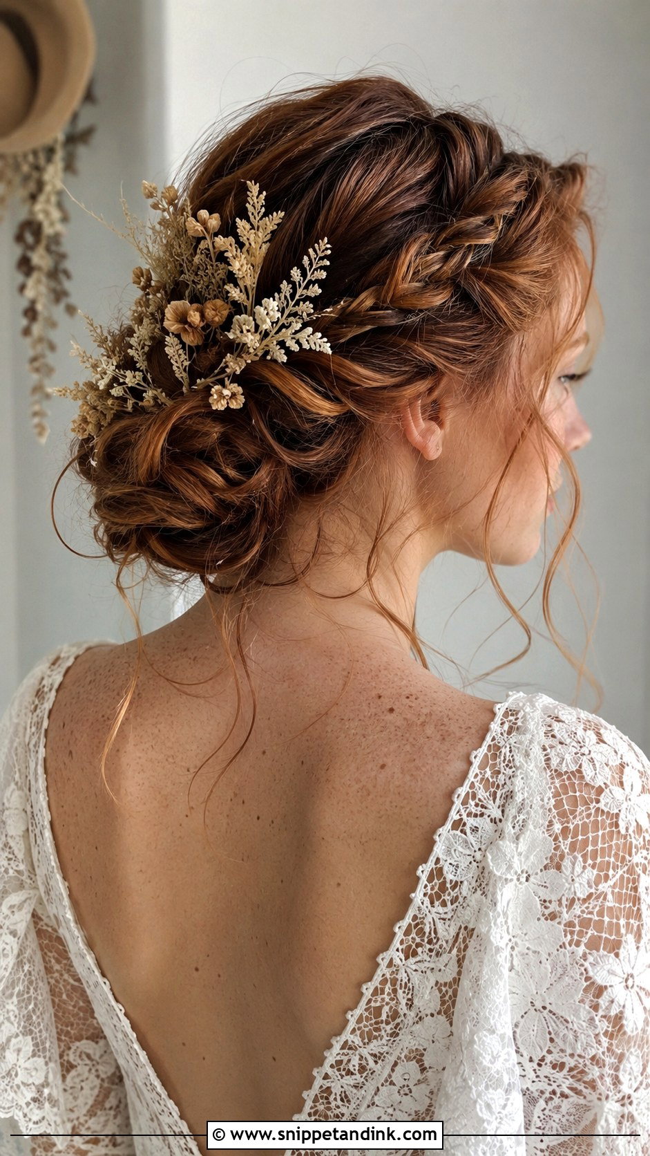 Boho Braided Updo - Snippet and Ink - 20 Braid Hairstyle for Wedding Ideas