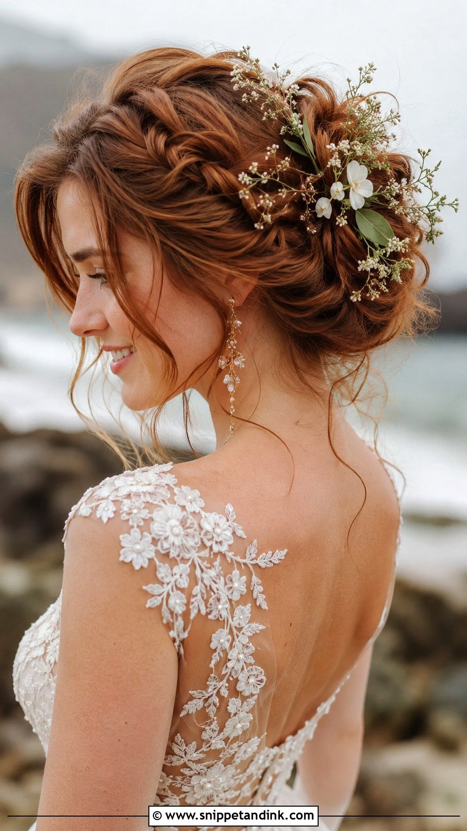 Boho Braided Updo - Snippet and Ink - 25 Elegant Bridal Hair Updo Ideas
