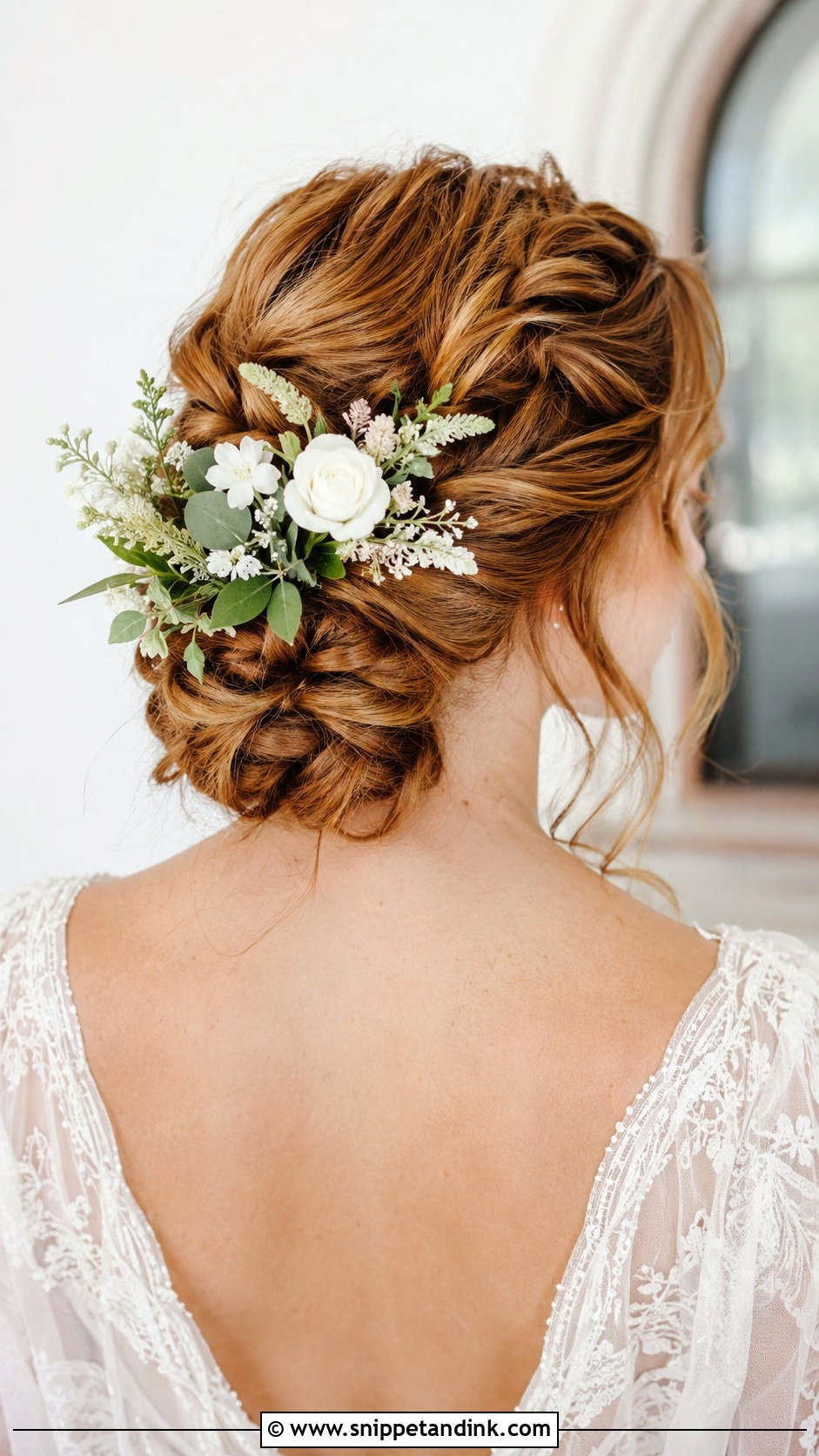 Boho Braided Updo - Snippet and Ink - 25 Modern Bridal Hair Ideas
