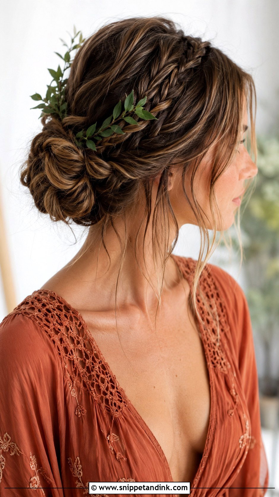 Boho Braided Updo - Snippet and Ink - 25 Wedding Guest Hair Updo Ideas