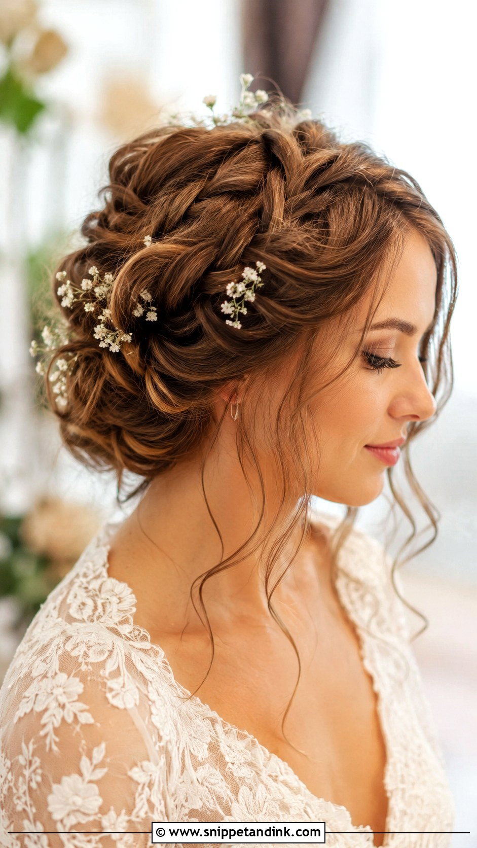 Boho Braided Updo - Snippet and Ink - 30 Wedding Hair Do Ideas