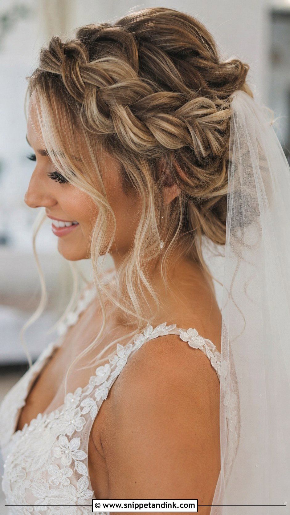 Boho Braided Updo - Snippet and Ink - 30 Wedding Hair Ideas